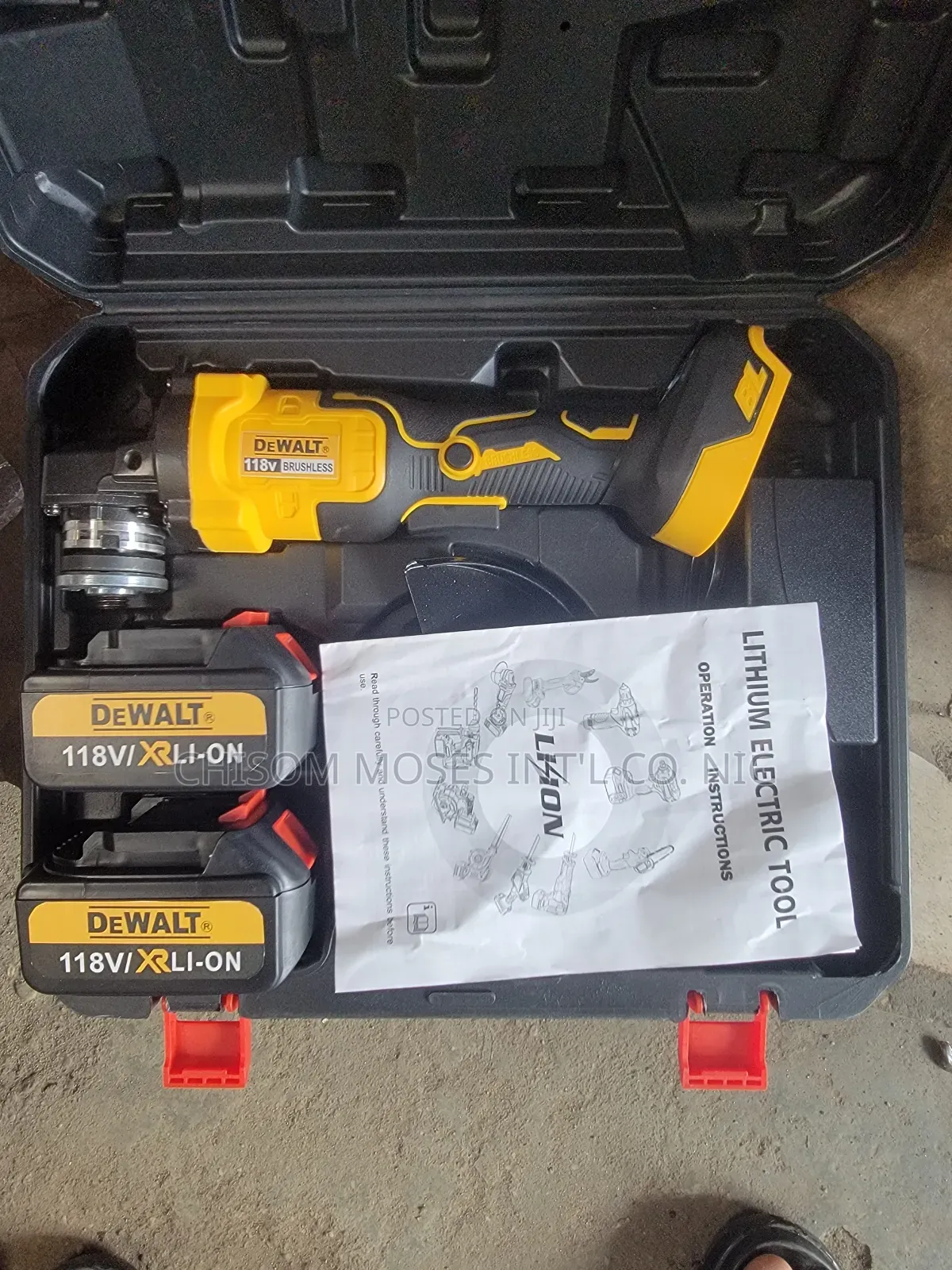 Dewalt Cordless Angle Grinder Machine