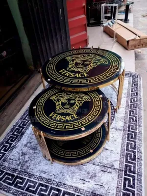 Versace Glass Center Table.