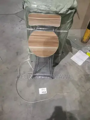 1 Table 2 Chair Brown Foldable Table