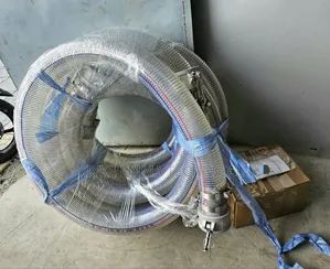 Reinforced Steel Wire PVC Transparent Flexible Hose Suc /Dis