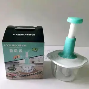 Hand Pat Manual Food Processor With Extra Blades