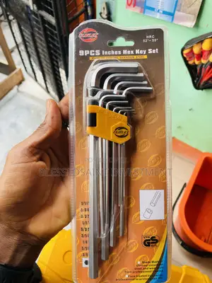 9 PCS Inches Hex Key Set Allen Key