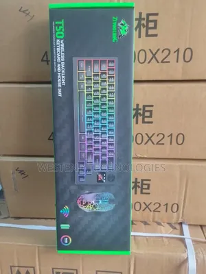 RGB Wireless Gaming Keyboard and Mouse Mechanical Keyboard