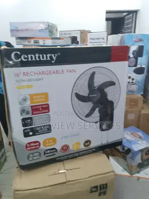 Brand New Century 16'' Rechargeable Wall Fan for Sale