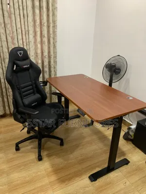 Adjustable Table With Gaming Chair