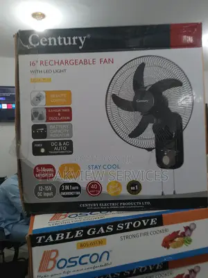Your Best Blackout Solution - Century 16'' Rechargeable Fan