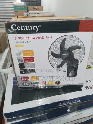 Best Price! Century 16'' Rechargeable Wall Fan - Grab Yours
