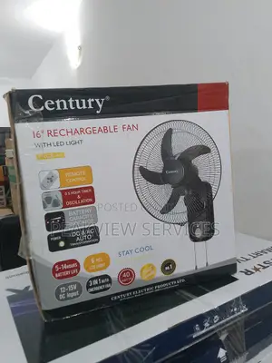 Hurry! Century 16'' Wall Rechargeable Fan at a Discounted Pr