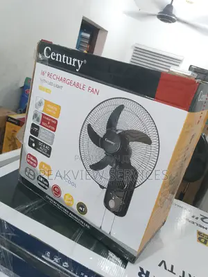 Brand New Century 16'' Rechargeable Wall Fan - Sealed Boxe