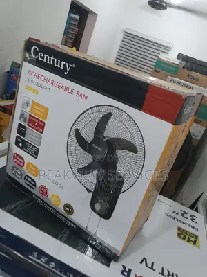 Available Now! Century 16'' Rechargeable Wall Fan - Order No