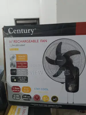 Century 16'' Rechargeable Fan - Your Ultimate Cooling Soluti