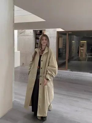 Kimono Brown/Cream Color Long Jacket