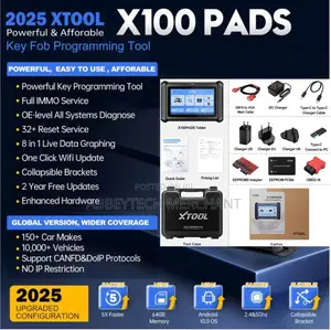 Obdii Cars Scanner and Programmer Xtool X100 Pads.