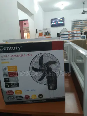Super Strong Century 16'' Rechargeable Wall Fan - A Must Hav