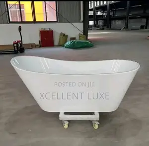 One Side Up Acrylic Free Standing Bathtub