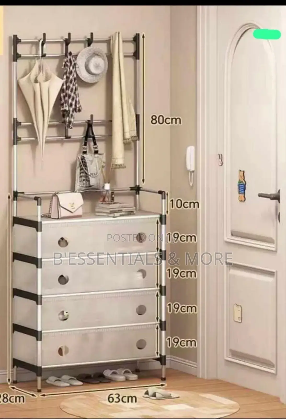 Shoe and Hat Rack