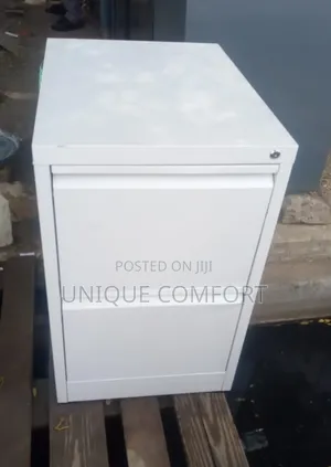 Imported Executive Metallic Office File Cabinet With Key