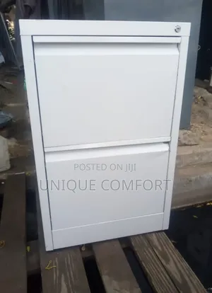 Imported Executive Metallic Office File Cabinet With Key