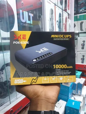Mini Dc Ups/ Backup Battery(12 Volts, 10000mah)