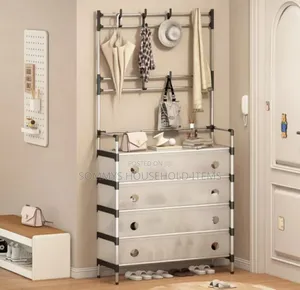 5layer Shoe and Hat Rack With Cover