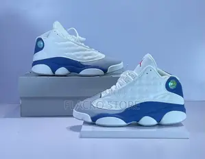 Original Air Jordan 13 Retro French Blue Sneakers