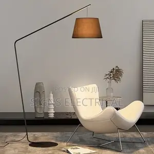 Nordic Black Fishing Floor Lamp