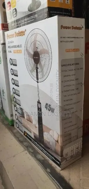18” Rechargeable Fan