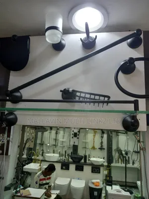 Standard Black Bathroom and Toilet Accessories