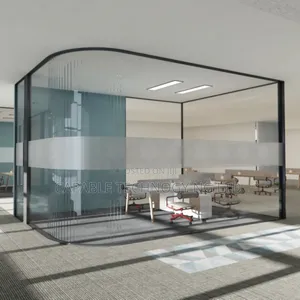 Curve Office Partitioning Design