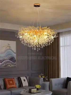 Crystal Luxury Glass Drop and Flush Light