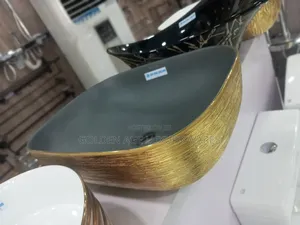 Grey and Gold Dining Countertops Basin