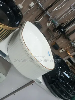 Gold Rim Countertops Basin