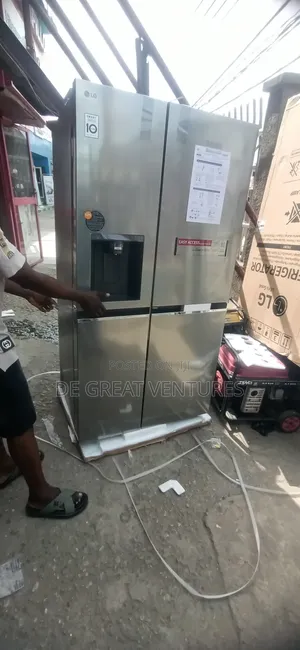 Brand New Lg Side-by-Side Refrigerator✓647l✓Dispenser✓Silver