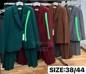 Female Turkish Plain Trousers Suit. Avl. In Different Colors
