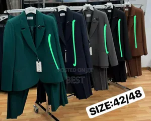 Female Turkish Plain Trousers Suit. Avl. In Different Colors