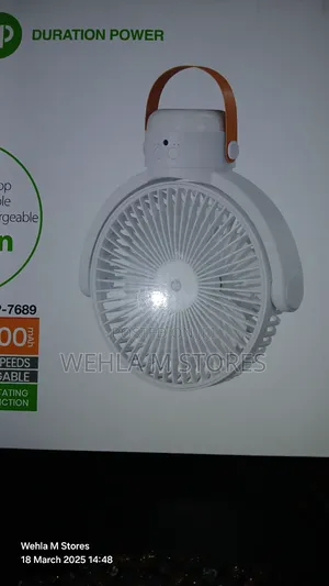 Dp Desktop Portable Rechargeable Fan - Dp 7689