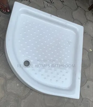 Round/Corner/Angle Ceramic Shower Tray 90 by 90
