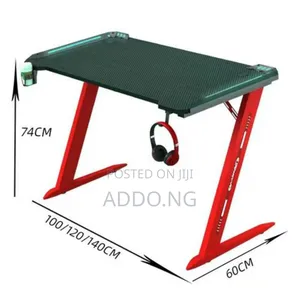 Home and Office Gaming Desk With Led Lights