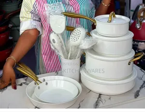 Ceramic Cookware Pot With Spoon Sets