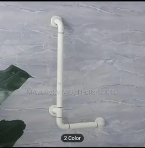 L-Shaped Toilet Safety Rail, Grab Bar for Elderly, Disabled