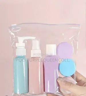 Travel Cosmetic Container Bottle Set (6 Pcs)