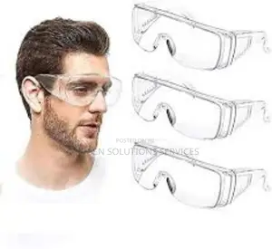 Safety Anti Fog Goggles 3-pack - Over Eyeglasses, Dust/Chemi