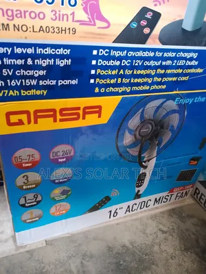 Qasa 16inches Ac Dc Mist Fan