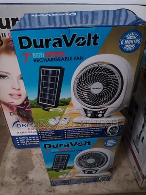 7inches Duravolts Rechargeable Fan