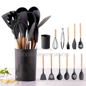 12 Pieces Silicone Spoon Set