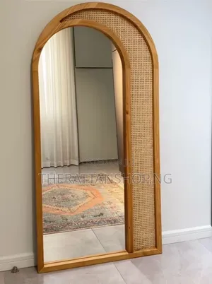 Free Standing, Handcrafted, Long Cane Mirrors