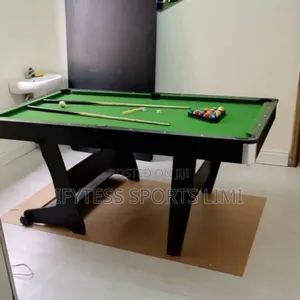 6ft Foldable Snooker Table With Accessories.