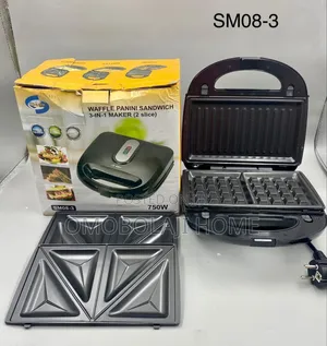 3 In1 Waffle Panini Sandwich Maker