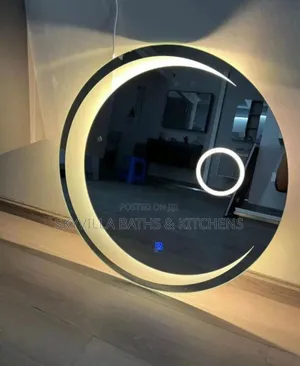Halfmoon Led Mirror