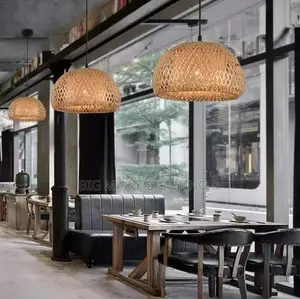 Bamboo Hanging Pendant Ceiling Light